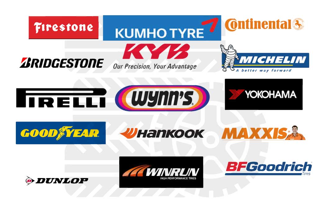 tyre manufacturers icons